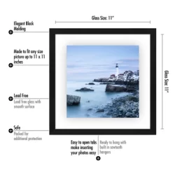 Americanflat Floating Picture Frame With Polished Glass - Horizontal And Vertical Formats For Wall - Horizontal And Vertical Formats For Wall -Online Home Decoration GUEST 01298414 c7ce 44ff 8d72 f47d5bc86eb8