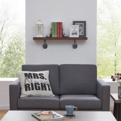 35.5" X 7.5" Industrial Pipe Wall Shelf - Danya B. -Online Home Decoration GUEST 01f3b7f8 1745 455c 85e1 a5f5d81f7c3f