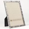 Lawrence Frames 5"W X 7"H Silver Metal Picture Frame With Linen Pattern 712457 -Online Home Decoration GUEST 0329b8e9 cd96 4b94 af85 704060e2478a