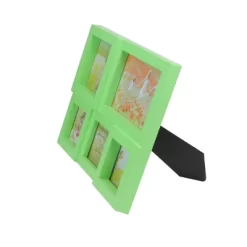 Northlight 11.5" Green Multi-Sized Puzzled Collage Photo Picture Frame Wall Decoration