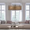 23.5" 3-Light Bryar Chandelier Brass/Crystal - River Of Goods -Online Home Decoration GUEST 06b72dd5 44bd 4d50 b117 ab2ea8ca355b