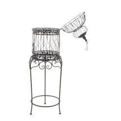 47" Iron Vintage Birdcage Black - Olivia & May -Online Home Decoration GUEST 071ab5a1 2ff2 4825 84d4 14fcc7ff4947
