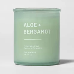 Glass Jar Aloe And Bergamot Candle Green - Threshold™ 12 Glass Jar Aloe And Bergamot Candle Green - Threshold™ -Online Home Decoration GUEST 073b9542 5bc7 4c27 b1bf 1bfff5fc259b