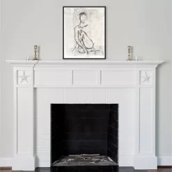 23" X 28" Embellished Contour Sketch II By Ethan Harper Framed Canvas Wall Art Print - Amanti Art -Online Home Decoration GUEST 07b5cf25 7734 4413 a1a5 1c5f05039afa