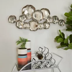 17" X 39" Aluminum Plate Wall Decor With Uneven Edges - Olivia & May -Online Home Decoration GUEST 08a3c3ee 11ae 4710 a3f1 8cea24f8dab5