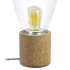 1-Light Olival Table Lamp Cork Finish With Glass Shade - EGLO -Online Home Decoration GUEST 093f36a1 9e95 43f2 832a a205dbf04a09