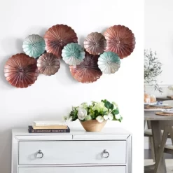 Metal Plate Wall Decor Brown - Olivia & May -Online Home Decoration GUEST 0b5db673 c281 4c39 bf0e 41f0c7d85544