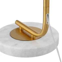 Possini Euro Design Casaba Mid Century Modern Chairside Arc Floor Lamp 64" Tall Warm Gold Adjustable Frosted Glass Shade For Living Room Reading House -Online Home Decoration GUEST 0e5eb80c 4281 4076 991a 09cac9d0bdf6