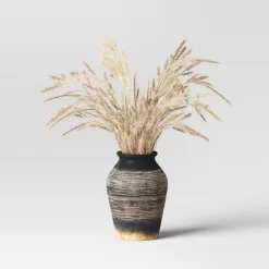 Grass Arrangement In Ceramic Pot Black - Threshold™ -Online Home Decoration GUEST 0efded28 a1c0 4c30 b142 c93cc97829c1