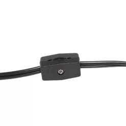 20.4" Traditional Ceramic Purled Texture Bedside Table Desk Lamp With White Fabric Drum Shade Black - Simple Designs -Online Home Decoration GUEST 0f8b6bba 6afe 4741 b1cd c1fe370abcf8