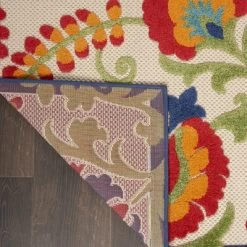 Nourison Aloha Floral Textured Outdoor Area Rug -Online Home Decoration GUEST 108b944f 90e5 4cd0 97d8 b93e34c544c4