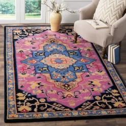 Lombardy Floral Tufted Accent Rug - Safavieh