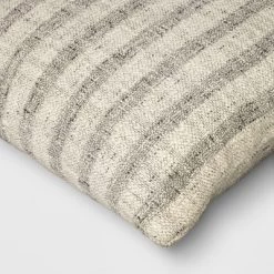 Woven Striped Square Throw Pillow Black/Ivory - Threshold™ -Online Home Decoration GUEST 1242fa7d 69e4 46d3 a39b 4dbe3587dc81