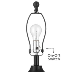 Franklin Iron Works Kaly Rustic Table Lamps With Square Risers 25" High Set Of 2 Oil Rubbed USB Charging Port Bronze Drum Shade For Living Room Desk -Online Home Decoration GUEST 13c57037 8f49 40f5 b09a eaafc456ec8c