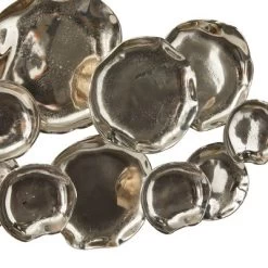 17" X 39" Aluminum Plate Wall Decor With Uneven Edges - Olivia & May -Online Home Decoration GUEST 16b35e03 6971 458b a938 58469109f9e1