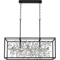 Possini Euro Design Carrine Black Silver Linear Pendant Chandelier 38 1/2" Wide Modern Clear Crystal 8-Light Fixture For Dining Room Kitchen Island 15 Possini Euro Design Carrine Black Silver Linear Pendant Chandelier 38 1/2" Wide Modern Clear Crystal 8-Light Fixture For Dining Room Kitchen Island -Online Home Decoration GUEST 1ada9ea3 34f4 42da bef6 9310af5afbb5