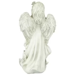 Northlight 17" Peaceful Angel Holding A Rose Outdoor Garden Statue -Online Home Decoration GUEST 1bd208a7 2be6 440f 8b46 d35540d606ac