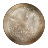 Metal Plate Wall Decor With Moroccan Pattern Gold - Olivia & May -Online Home Decoration GUEST 1e1600c8 f2fa 496f b46f cd67314aad3f