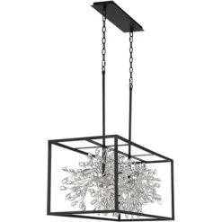 Possini Euro Design Carrine Black Silver Linear Pendant Chandelier 38 1/2" Wide Modern Clear Crystal 8-Light Fixture For Dining Room Kitchen Island 17 Possini Euro Design Carrine Black Silver Linear Pendant Chandelier 38 1/2" Wide Modern Clear Crystal 8-Light Fixture For Dining Room Kitchen Island -Online Home Decoration GUEST 200f9acd 89df 4927 aace 9ef3c09c4af0