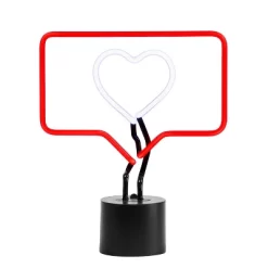 Amped Co 13 X 11 Inches Neon Desk Light Like Sign Symbol, Heart, Red And White -Online Home Decoration GUEST 22064eda 08be 4ed6 b291 be174ca31a6e