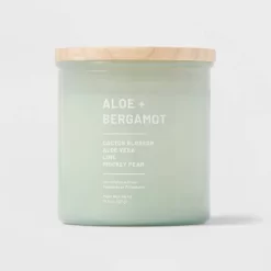 Glass Jar Aloe And Bergamot Candle Green - Threshold™ 11 Glass Jar Aloe And Bergamot Candle Green - Threshold™ -Online Home Decoration GUEST 23074d7e 9ef7 4b72 9dc1 dd317763a2a6