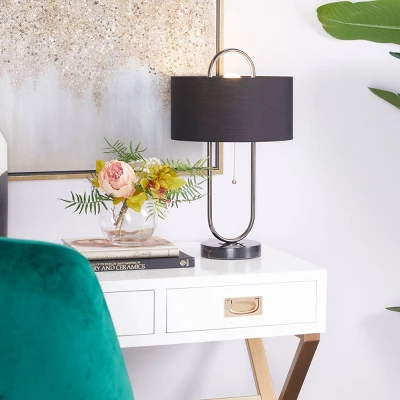 Metal Paper Clip Accent Lamp - CosmoLiving By Cosmopolitan 3 Metal Paper Clip Accent Lamp - CosmoLiving By Cosmopolitan