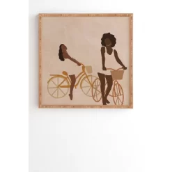 Nawaalillustrations Sunday Morning Minimal Framed Wall Art Bamboo - Deny Designs -Online Home Decoration GUEST 24ee0984 1caf 48a9 9445 de09ea1f641b