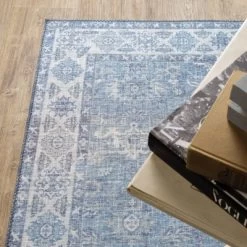 Marcel Persian Style Inspired Traditional Area Rug Blue/Gray - Captiv8e Designs 14 Marcel Persian Style Inspired Traditional Area Rug Blue/Gray - Captiv8e Designs -Online Home Decoration GUEST 2592a8da 8205 432c b240 a833d50fd1b8