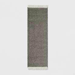 Chevron Woven Area Rug Black/White - Project 62™ -Online Home Decoration GUEST 28547546 c100 4e47 9ef2 9e99263ec09b