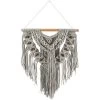 Cotton Macrame Intricately Weaved Wall Decor With Beaded Fringe Tassels - Olivia & May -Online Home Decoration GUEST 285c49d7 9f7c 4e22 8791 1913cdfbe20e