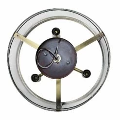 3-Light 13" Industrial Farmhouse Glass/Metallic Accented Semi-flushmount Ceiling Light - Lalia Home -Online Home Decoration GUEST 286cdd94 bbd4 4a69 b607 9eed3180c94e