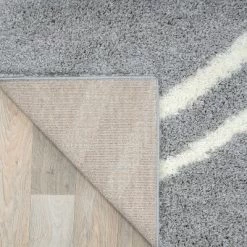 World Rug Gallery Soft Cozy Contemporary Stripe Indoor Shag Area Rug -Online Home Decoration GUEST 28ee99d9 a553 46ba 8891 2ca44f0e08bb