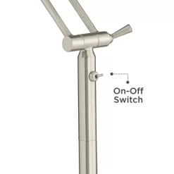 360 Lighting Modern Floor Lamp LED 50" Tall Satin Nickel White Acrylic Diffuser Adjustable For Living Room Reading Bedroom Office 13 360 Lighting Modern Floor Lamp LED 50" Tall Satin Nickel White Acrylic Diffuser Adjustable For Living Room Reading Bedroom Office -Online Home Decoration GUEST 291d0910 34cf 44d4 bf21 5337f4fd200d