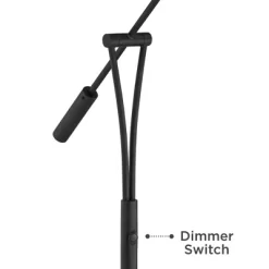 360 Lighting Traditional Pharmacy Floor Lamp LED Dimmable 62" Tall Black Adjustable Arm For Living Room Reading Bedroom Office -Online Home Decoration GUEST 2a829154 2c7b 4627 bec1 08535fe56dbf