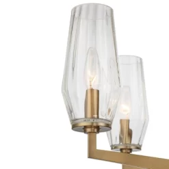 Possini Euro Design Byzantium Warm Gold Chandelier 35" Wide Modern Clear Glass Shade 8-Light Fixture For Dining Room Foyer Kitchen Island Entryway -Online Home Decoration GUEST 2aa617dc 2989 424b a335 bd5504f501e4