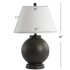 26" Sophie Resin Table Lamp (Includes LED Light Bulb) Gray - JONATHAN Y -Online Home Decoration GUEST 2f58a585 9917 4692 8ea4 db3690814d90
