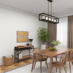 Wood Geometric Linear Carved Wall Decor With Black Frame Set Of 2 Brown - Olivia & May -Online Home Decoration GUEST 2fe592a7 c0c2 47df aaad 6349b292403c