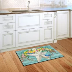 Spring Barnstar Doormat Welcome Indoor Outdoor 30" X 18" Briarwood Lane -Online Home Decoration GUEST 34310147 e420 49af 8ad5 3f9fe13152ef