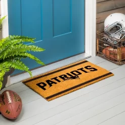 Evergreen New England Patriots Logo Turf Mat, Brown- 28 X 16 Inches Indoor Outdoor Doormat -Online Home Decoration GUEST 3689b247 2161 4ddf 9c8f 6d0a14b1bae0