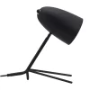 15" Modern Table Lamp (Includes Light Bulb) Matte Black - ZM Home