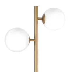 70.5' Floor Lamp With Milk Glass Orb Shade In Gold - Henn&Hart 19 70.5' Floor Lamp With Milk Glass Orb Shade In Gold - Henn&Hart -Online Home Decoration GUEST 382b1a10 8a42 4496 95f8 5ecaaa2325ff