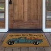 Farmhouse Living Spring Has Sprung Farm Truck Coir Doormat - 18" X 30" - Natural - Elrene Home Fashions -Online Home Decoration GUEST 39277ca6 12b1 4602 9bcf 99cafc9da5e8
