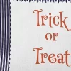 16"x16" Halloween Trick Or Treat Ticking Square Throw Pillow - E By Design -Online Home Decoration GUEST 398497d3 1a73 4aeb a98f d1d6bd2187ab