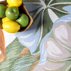 NuLOOM Nevaya Machine Washable Floral Leaves Area Rug -Online Home Decoration GUEST 3b409910 d725 4637 8bad 2a2bcd47420f