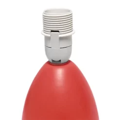 9.45" 2pk Petite Ceramic Oblong Bedside Table Desk Lamps With Matching Tapered Drum Shade Orange - Creekwood Home -Online Home Decoration GUEST 3b80a16c 9db9 44d3 81c2 37fa469ee808