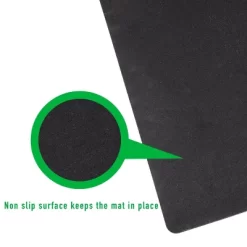 Mind Reader Polyester Buffalo Check Design Doormat With Non-Slip Rubber Bottom, Checkers Mat, Checkers Welcome, 17.72" X 29.45"