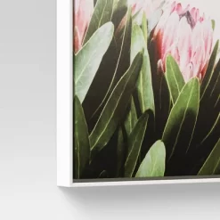 16" X 20" Floral Photography Framed In Pale Maple Wall Canvas Pink - Threshold™ -Online Home Decoration GUEST 3d4d097a 2ffe 4058 a195 733b67bda1f1