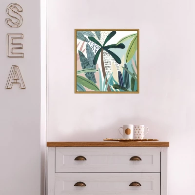 16" X 16" Tropical Rainforest I By Isabelle Z Framed Canvas Wall Art - Amanti Art 5 16" X 16" Tropical Rainforest I By Isabelle Z Framed Canvas Wall Art - Amanti Art - Image 3