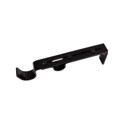 Versailles Home Fashions 2pk Window Curtain Rod Brackets - Dark Brown