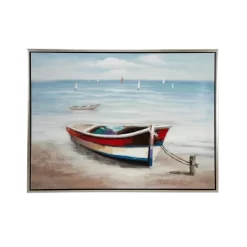 Canvas Sail Boat Framed Wall Art With Silver Frame - Olivia & May 23 Canvas Sail Boat Framed Wall Art With Silver Frame - Olivia & May -Online Home Decoration GUEST 40d7bf3f bc49 4acc 862b 8de2f027bcfa
